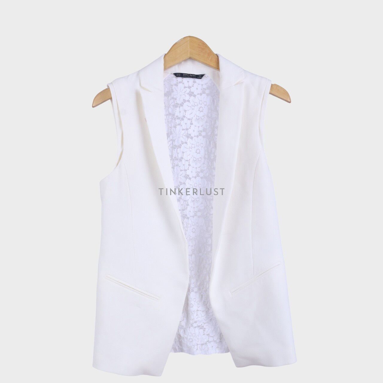 Zara Broken White Vest