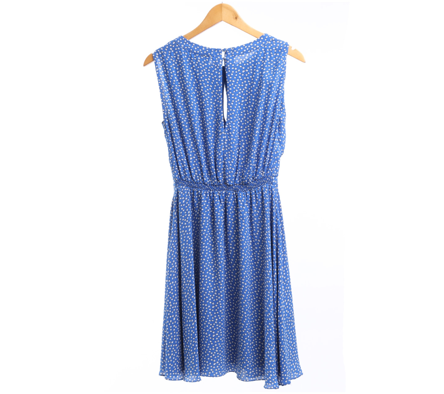 Warehouse Blue Pattern Mini Dress