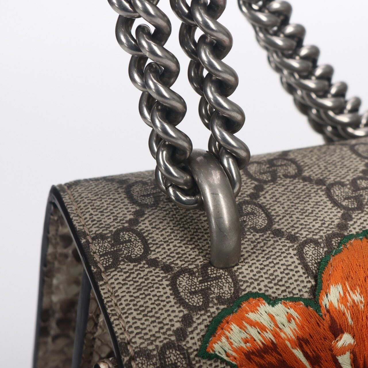 Gucci GG Supreme Monogram Medium Embroidered Dionysus Shoulder Bag