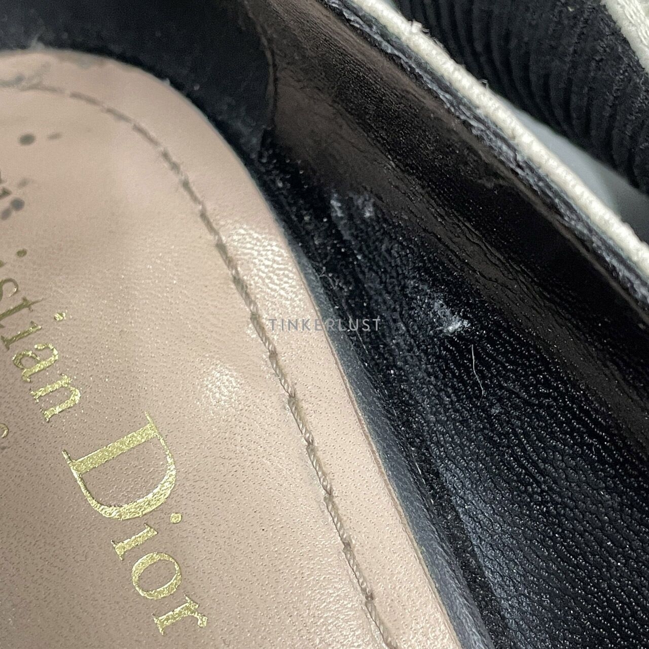 Christian Dior J'Adior Technical Canvas Ribbon Embroidered Black Pumps