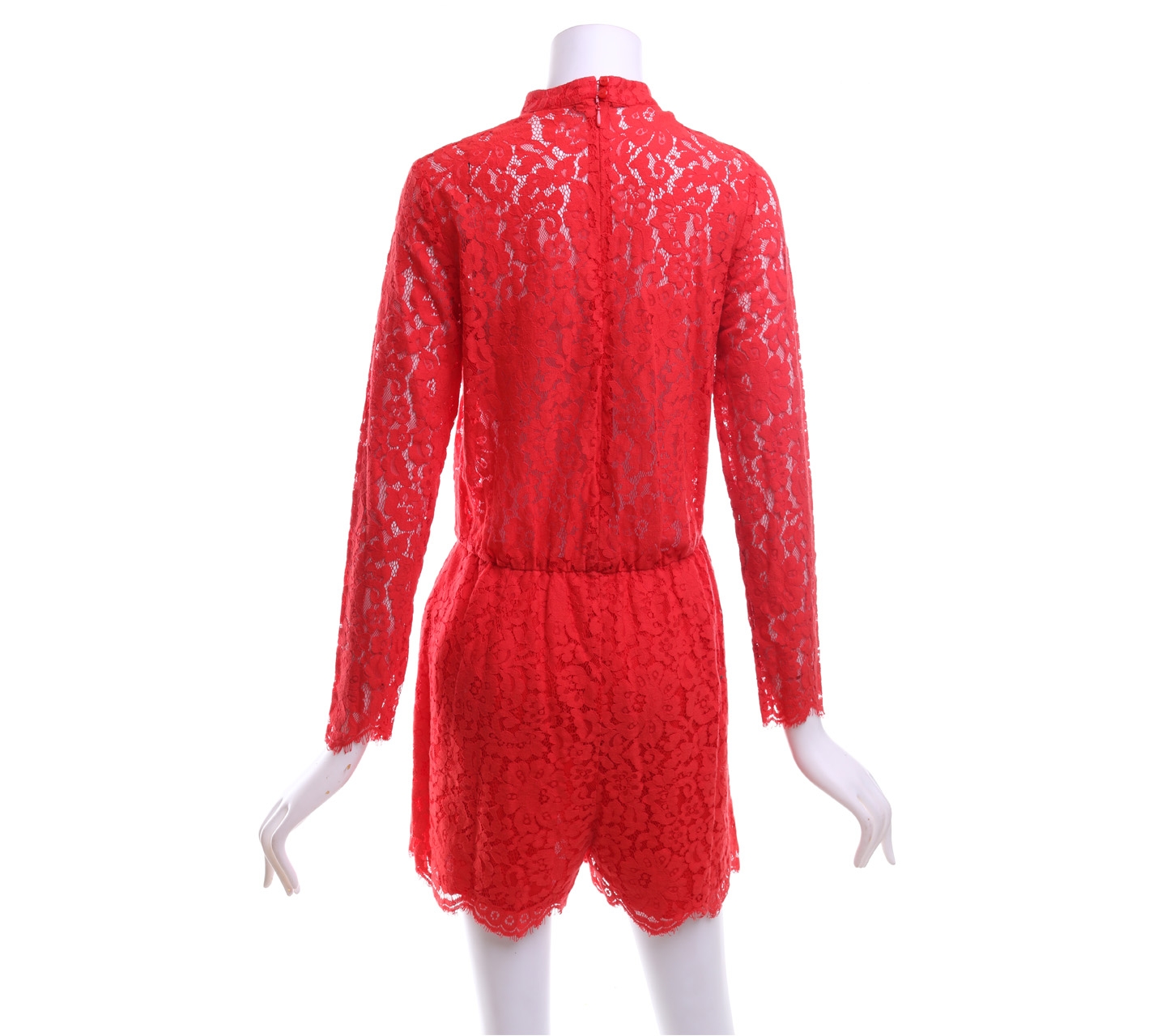 H&M Red Lace Jumpsuit