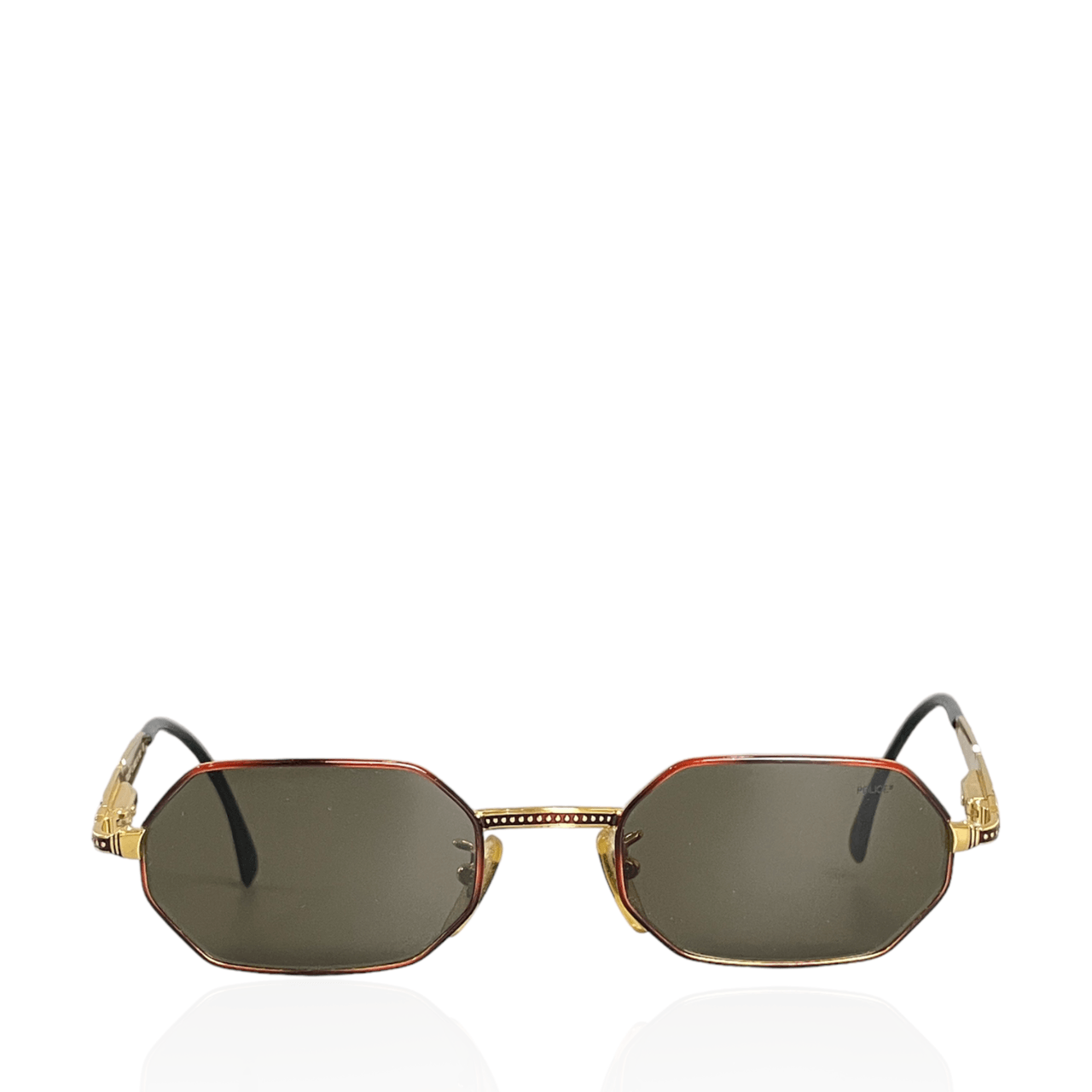 Police Gold Brown Lens Sunglasses