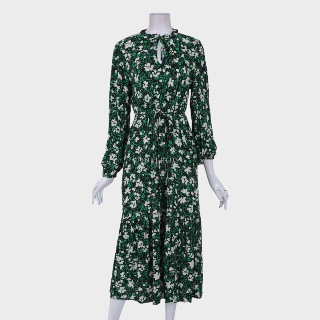 Marks & Spencer Green & Multi Long Dress