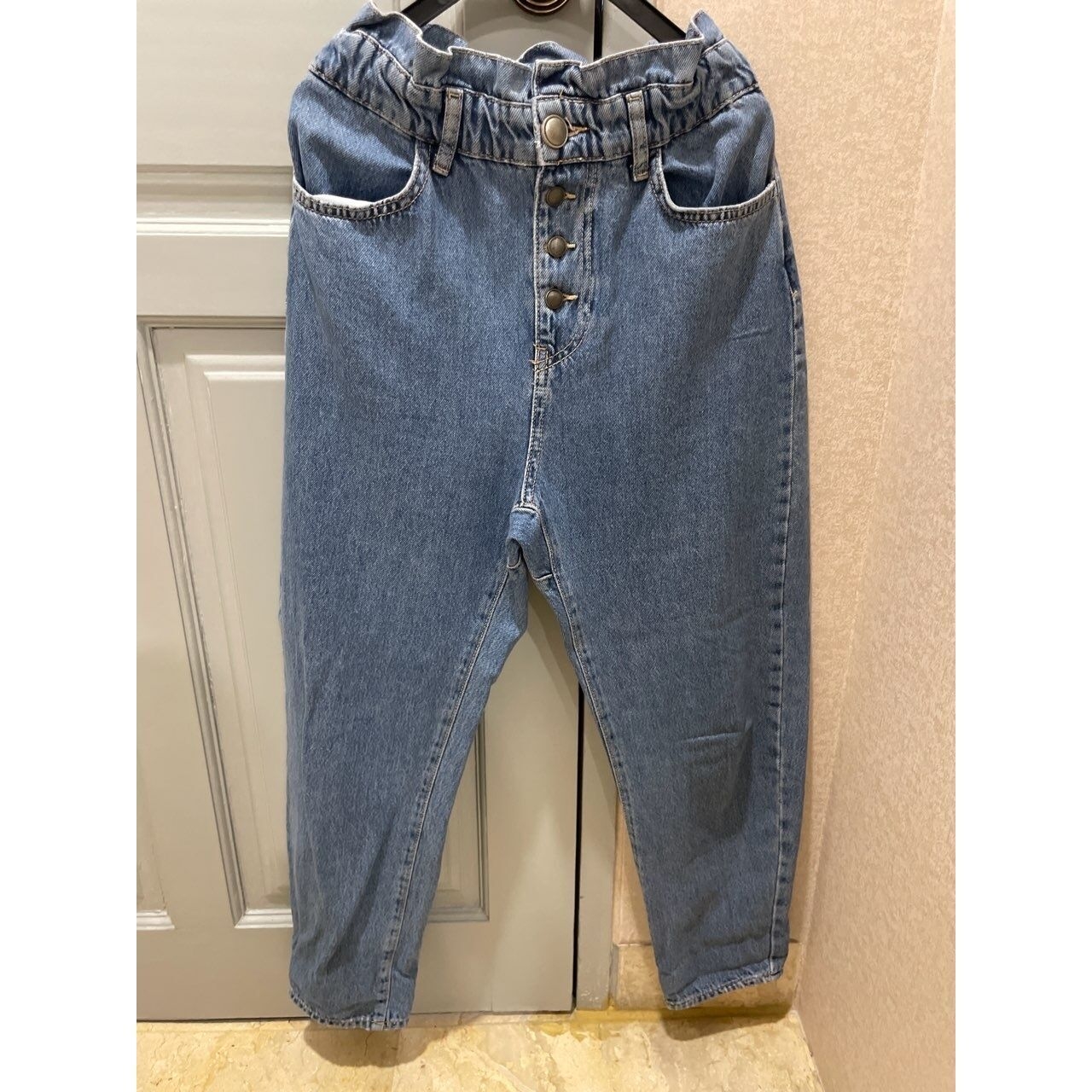 Zara Baggy Jeans with Button Pants