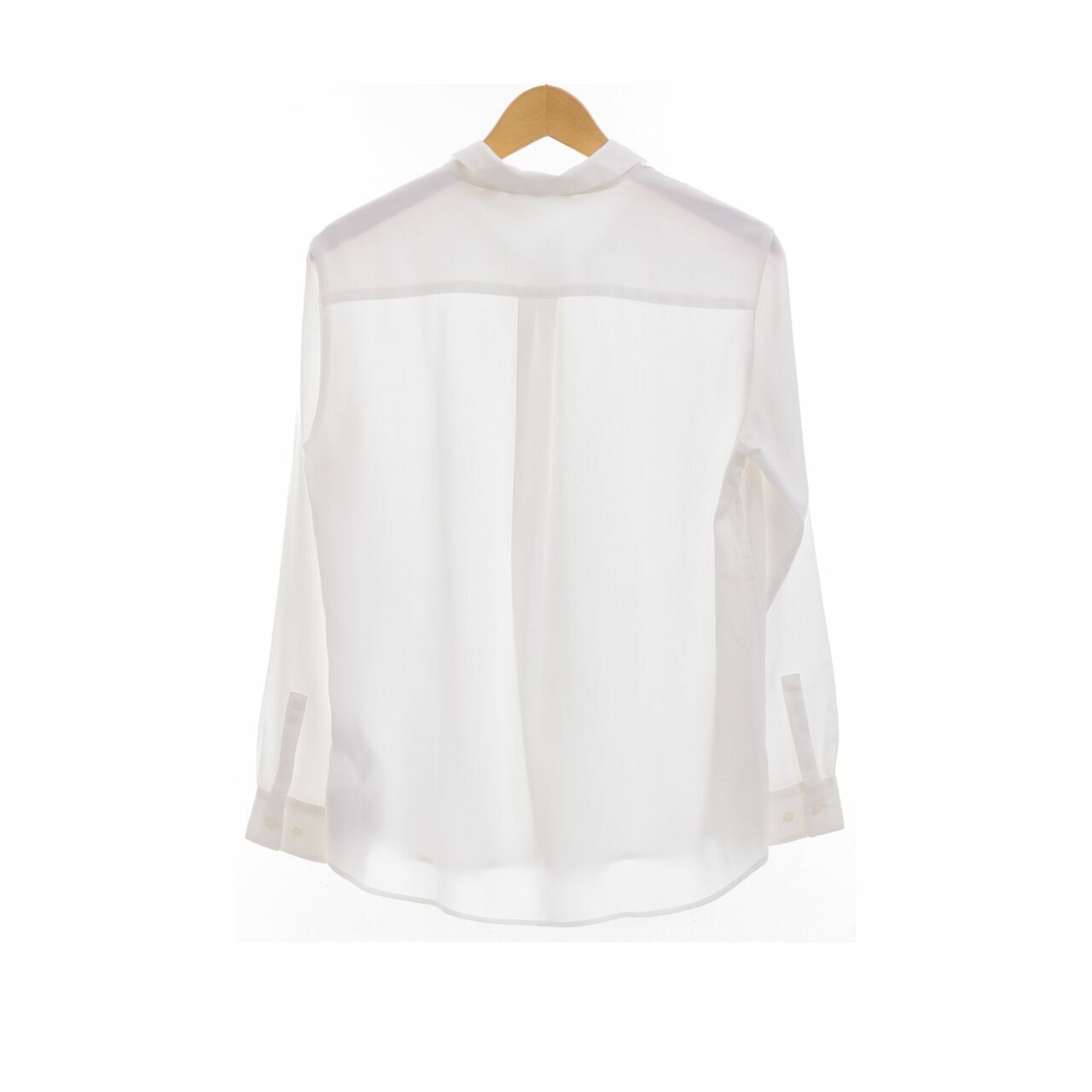 UNIQLO White Long Sleeve Shirt
