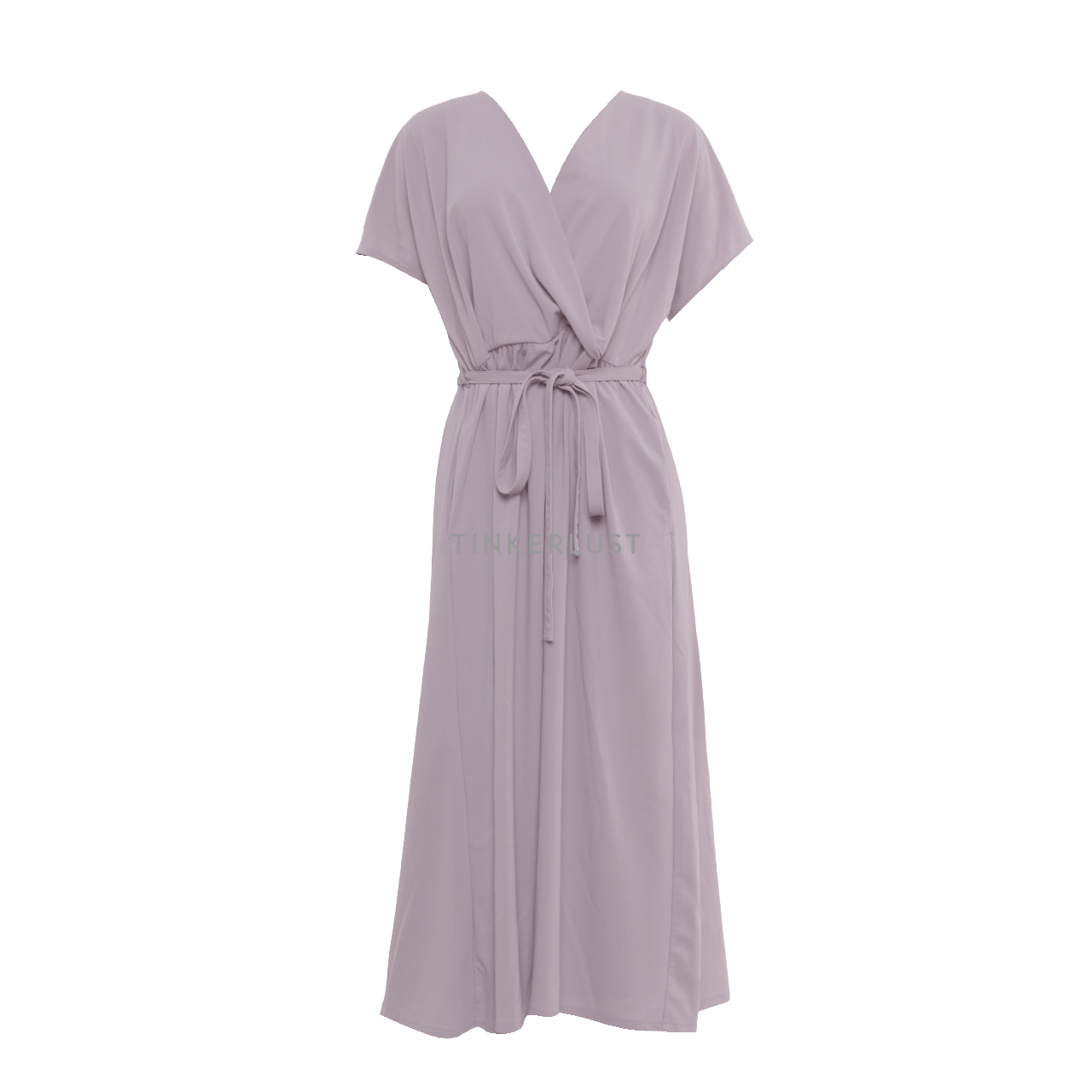 UNIQLO Soft Lavender Midi Dress