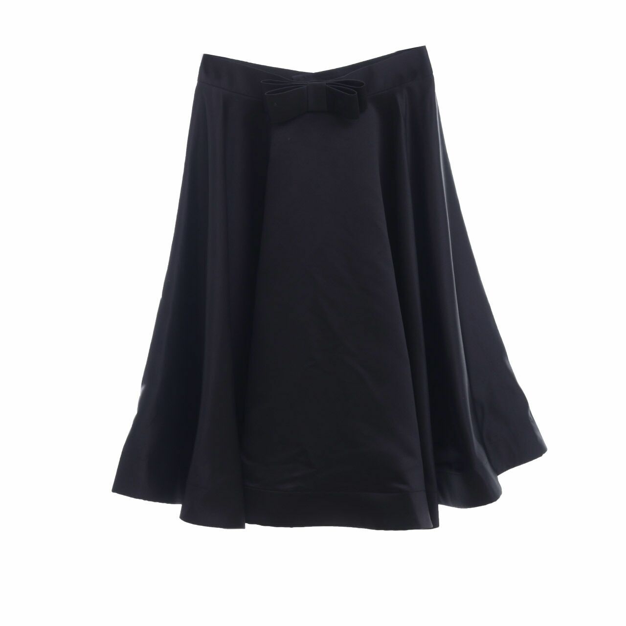 plopherz Black Midi Skirt