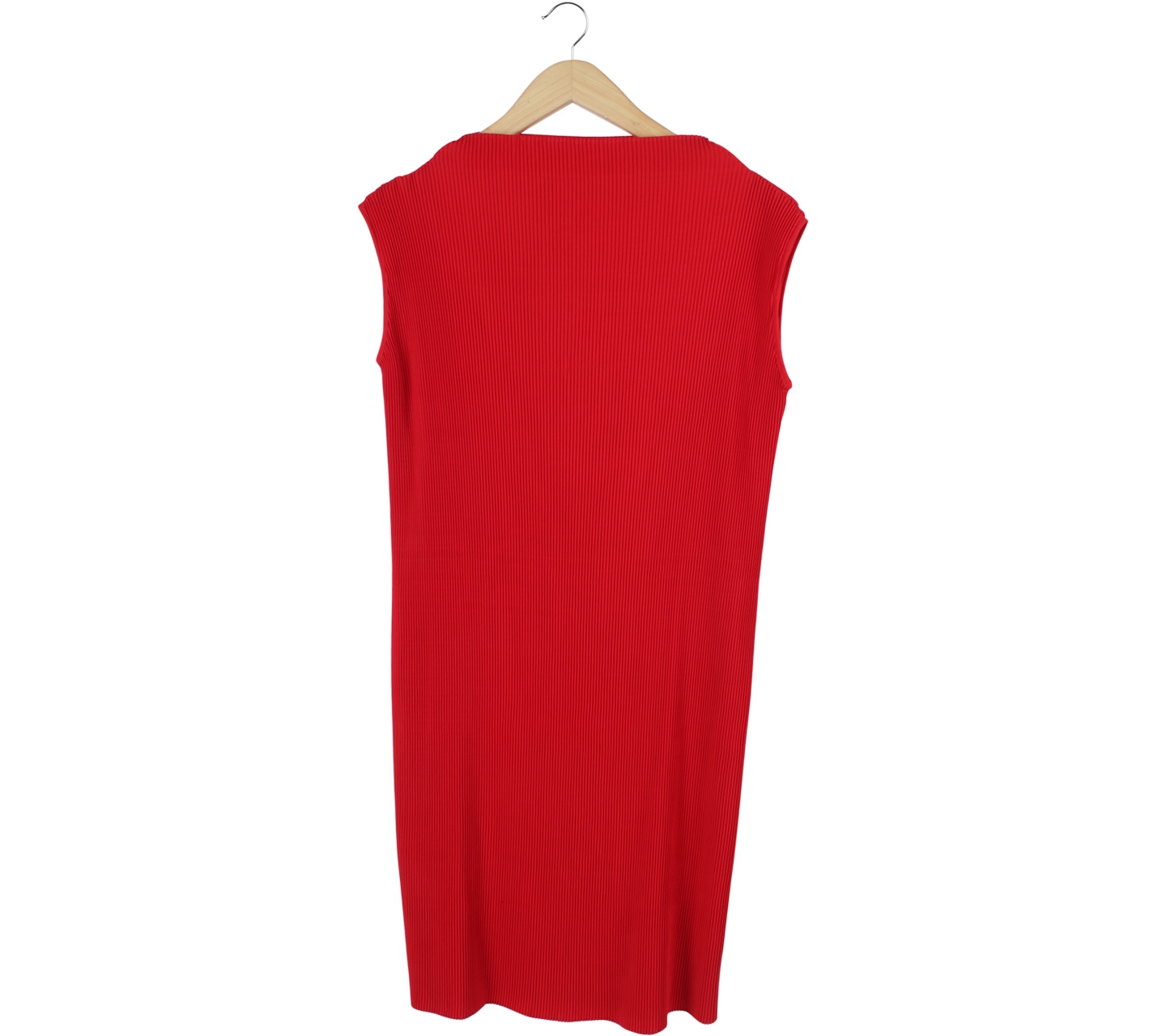 Shop At Velvet Red Pleated Mini Dress