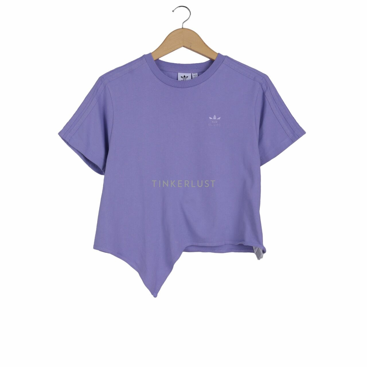 Adidas Lilac Cropped T-Shirt