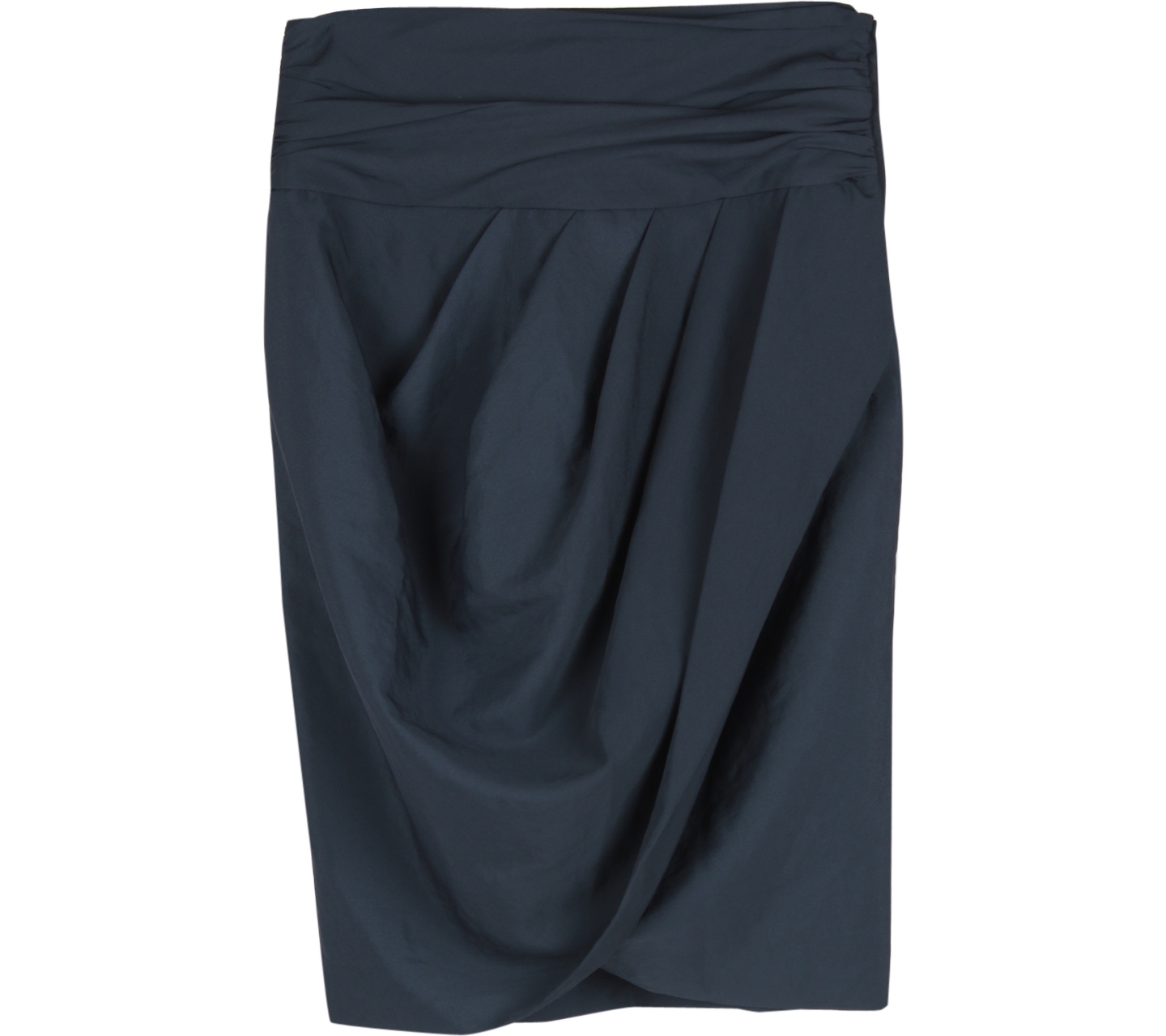Zara Dark Blue Layered Skirt