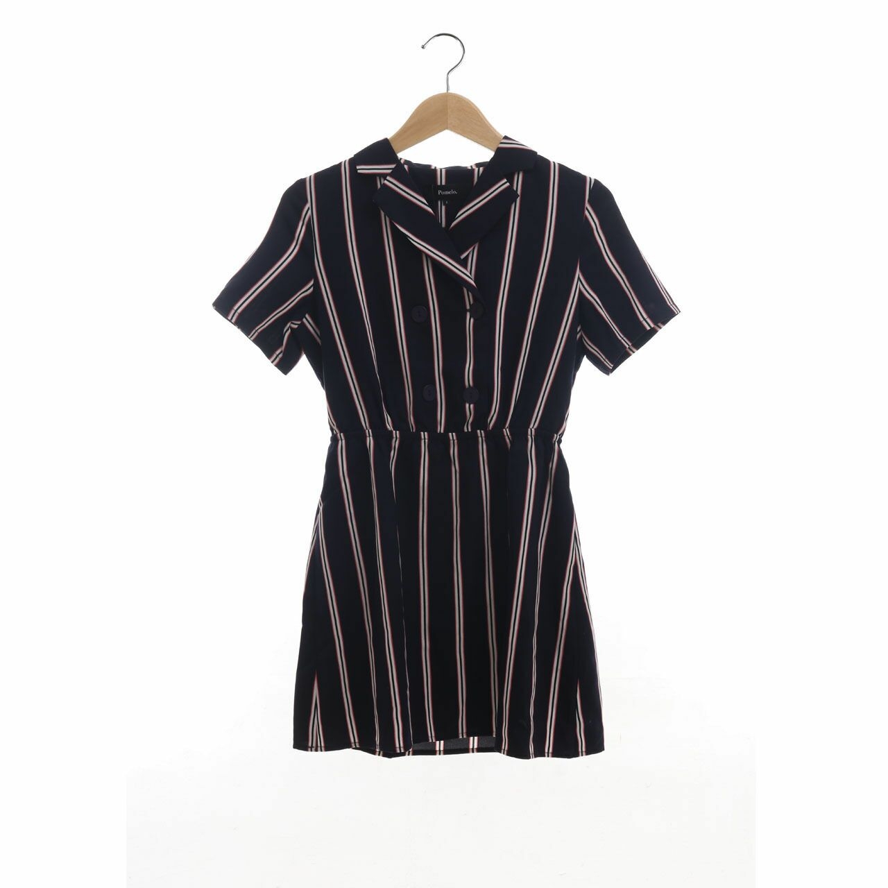 Pomelo. Navy Stripes Mini Dress