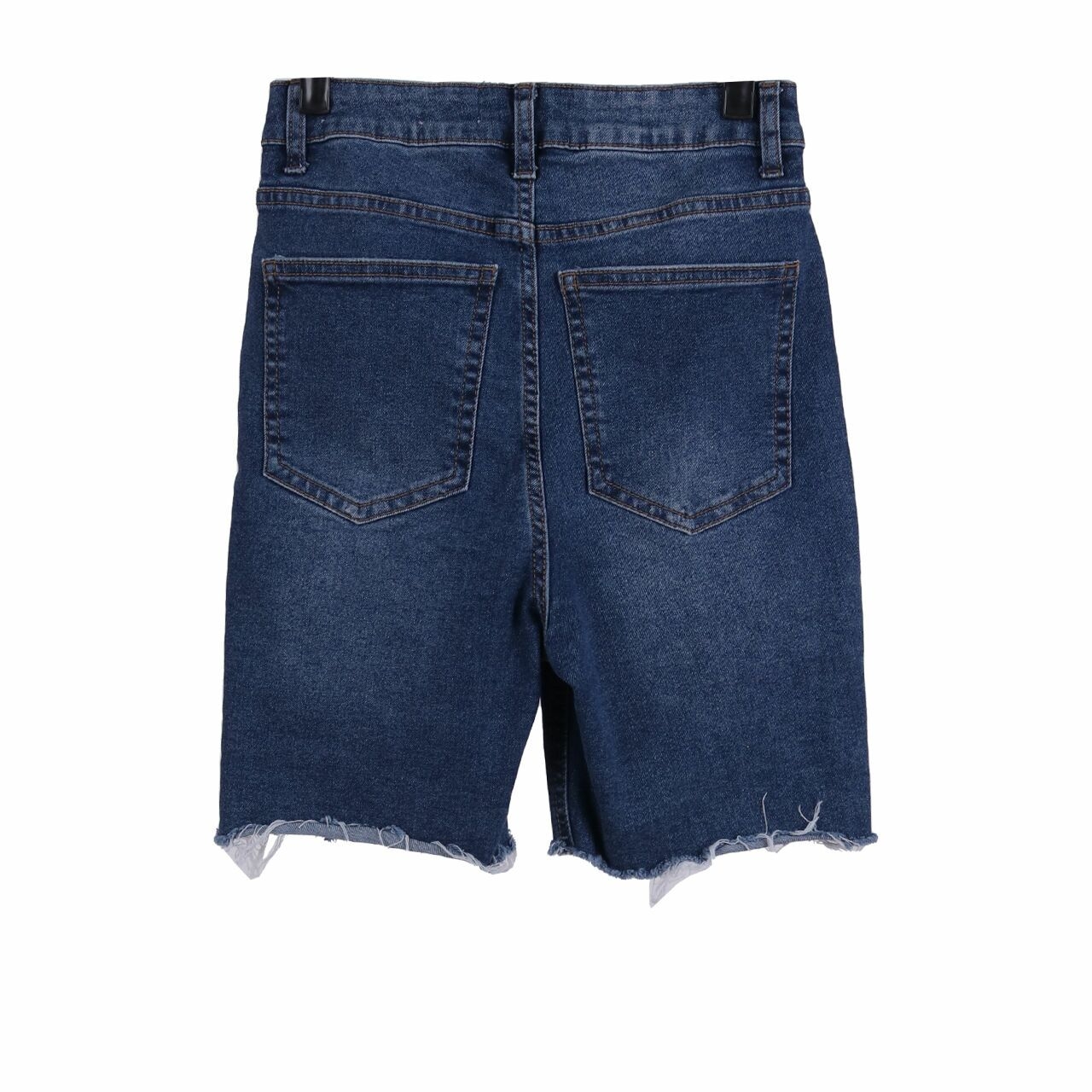 Cotton On Dark Blue Stretch Bermuda Short Pants