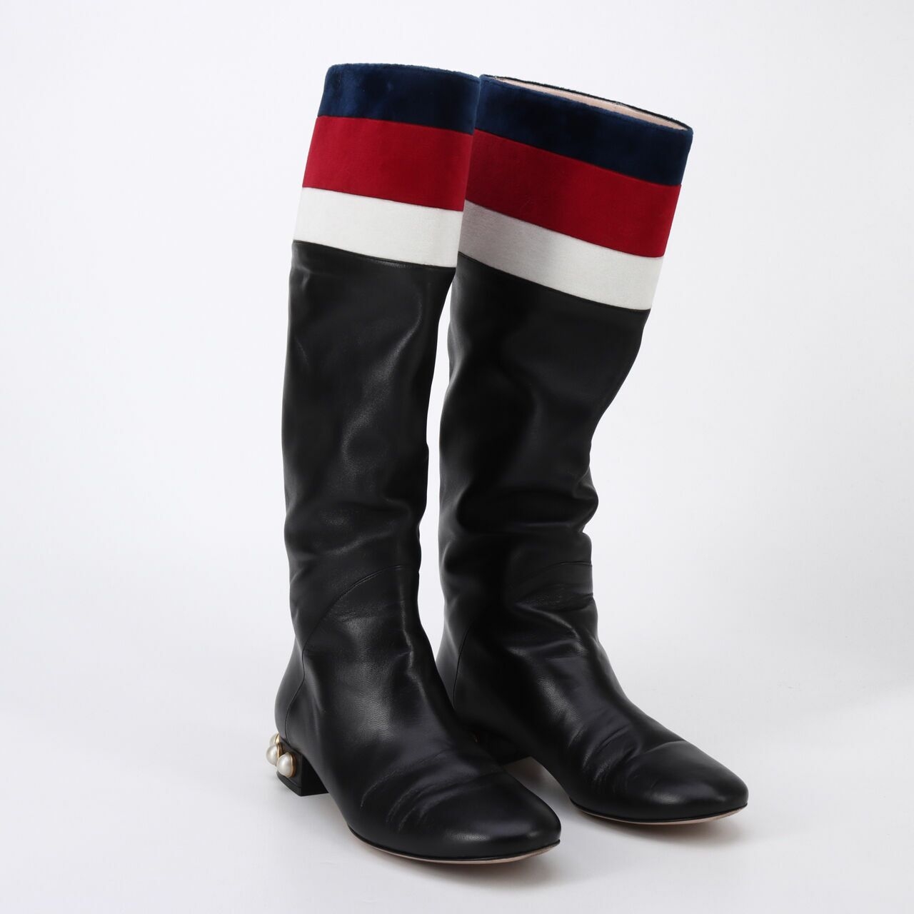 Gucci Leather Riding Boots Web