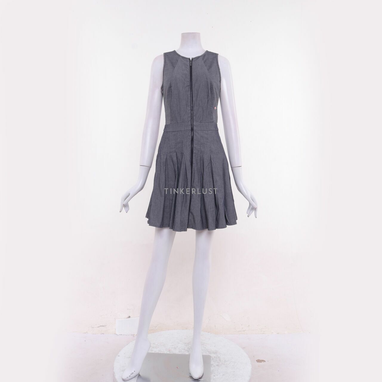 Armani Exchange Grey Mini Dress