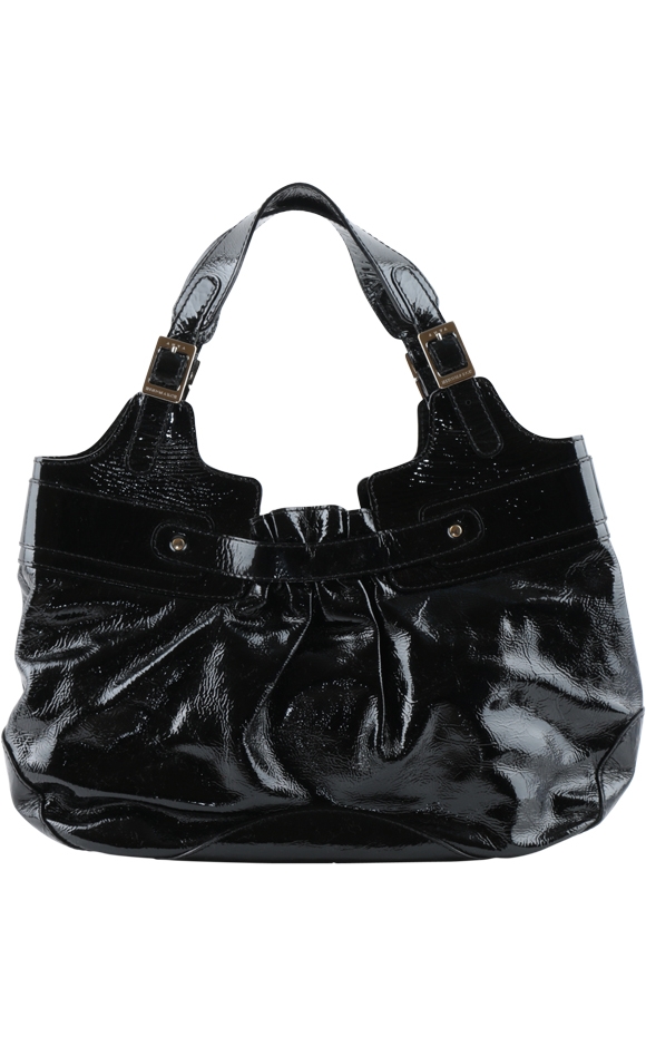 Anya Hindmarch Black Patent Leather Hand Bag