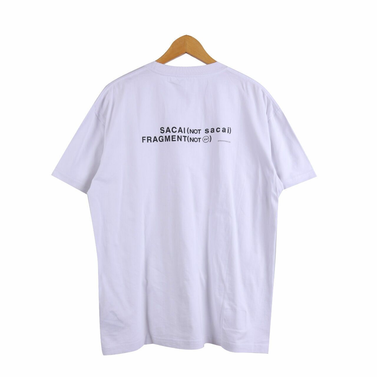 sacai White Fragment Design T-Shirt