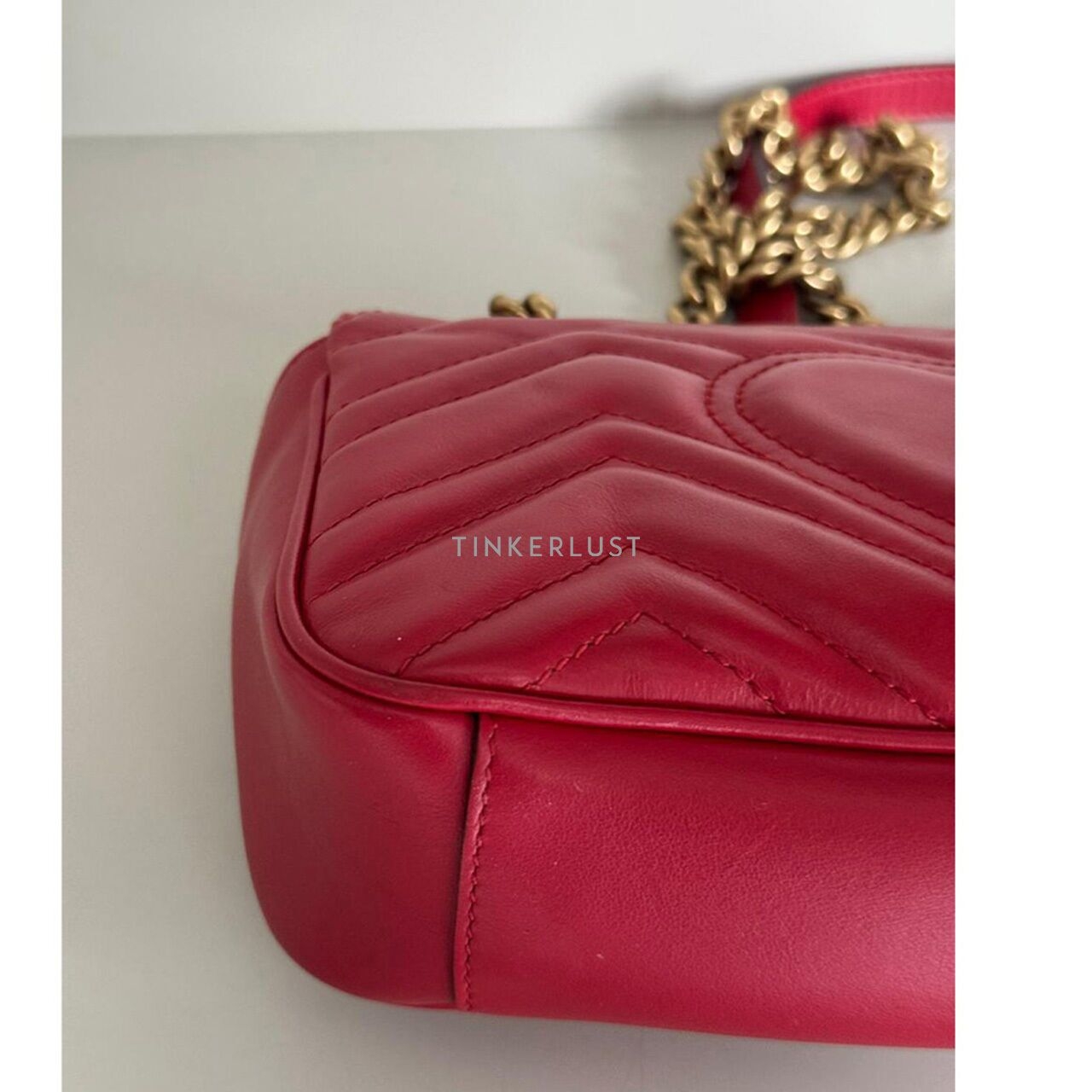 Gucci Marmont Red Mini Sling Bag
