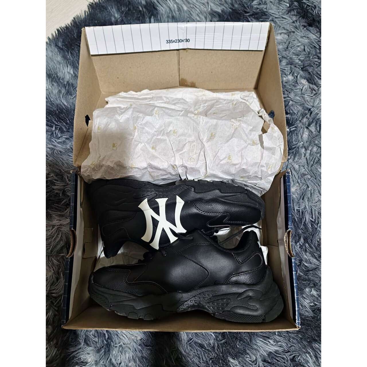 MLB-Korean Bigball Chunky A New York Yankees Black Sneakers