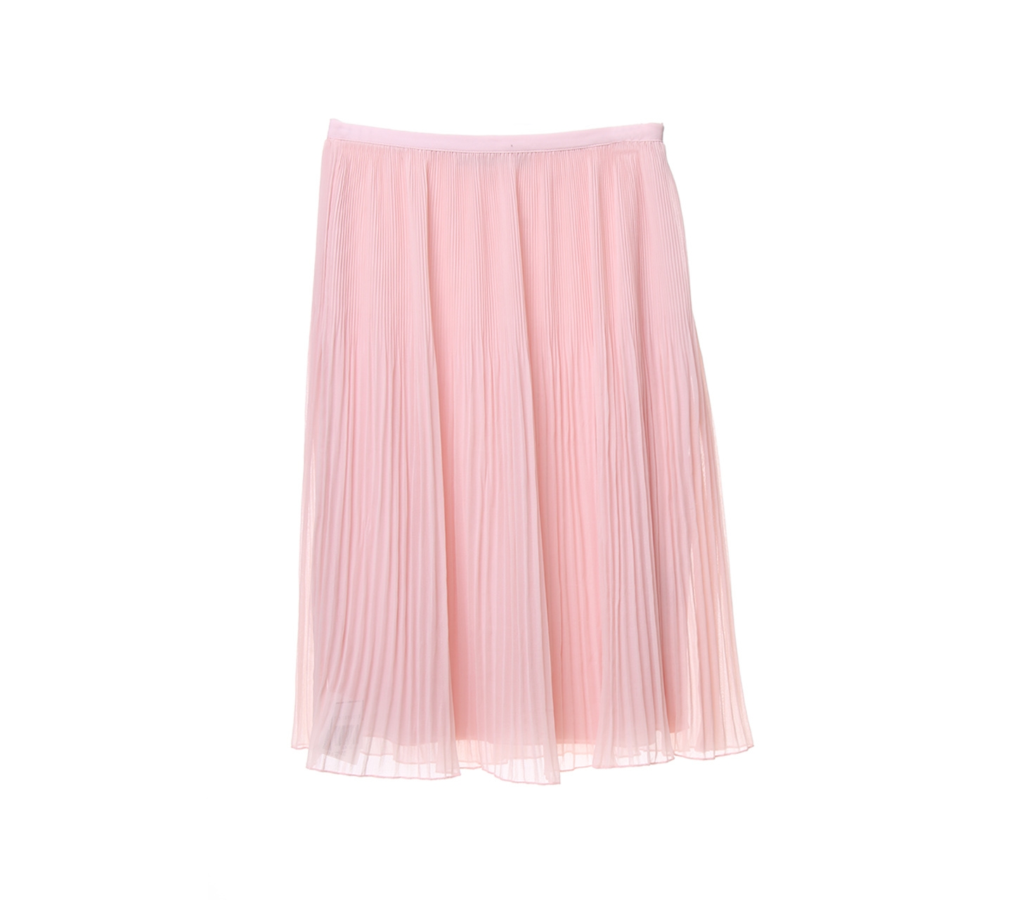 Zara Soft Pink Midi Skirt