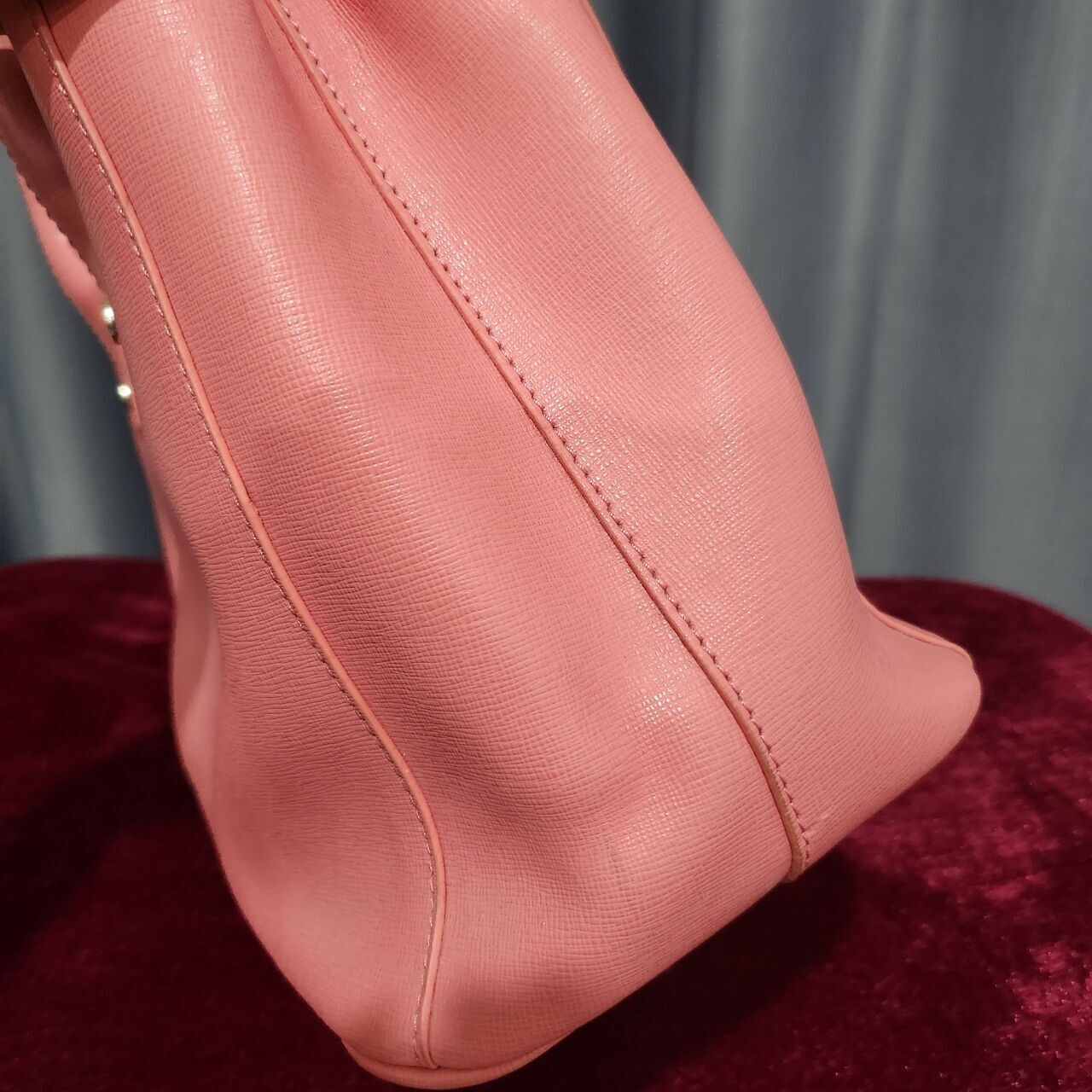 Furla Saffiano Linda Tote Peonia Pink Leather Shoulder bag 768285