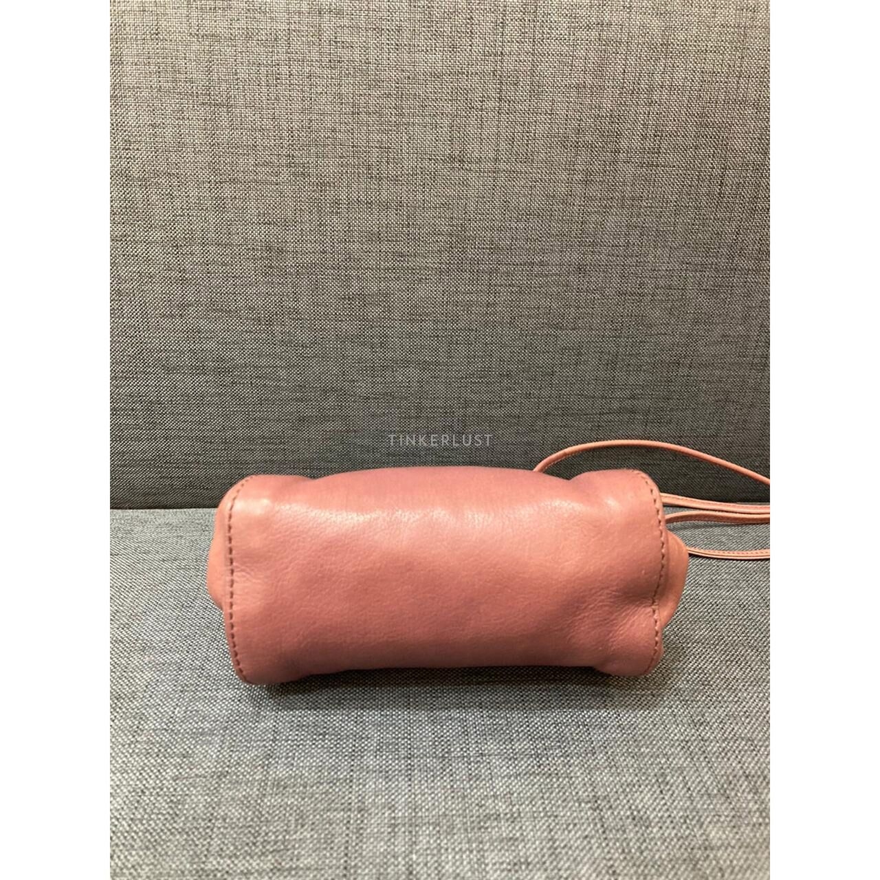 Miu Miu Pink Leather Sling Bag 