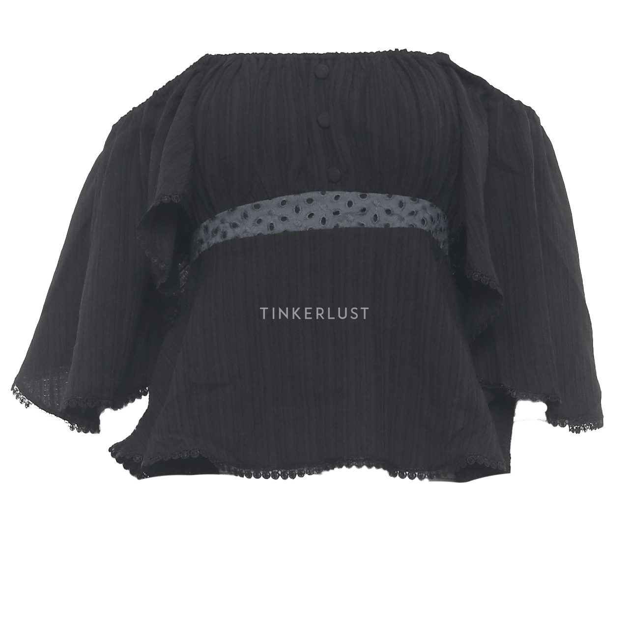 With Love x Stella Lee Black Blouse