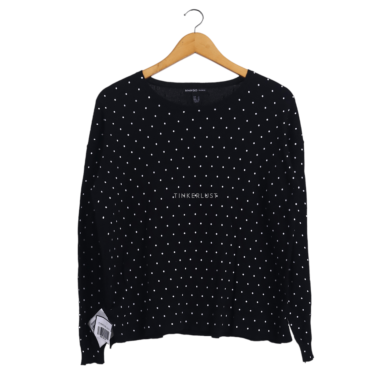 Mango Black Polkadots Sweater