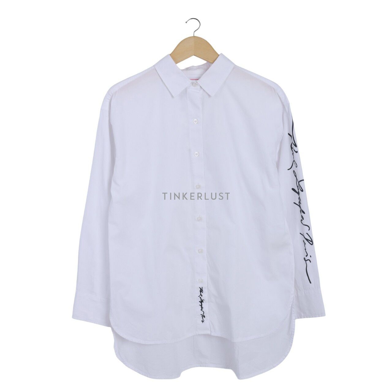 Karl Lagerfeld Paris Limited Edition White Long Sleeve Shirt