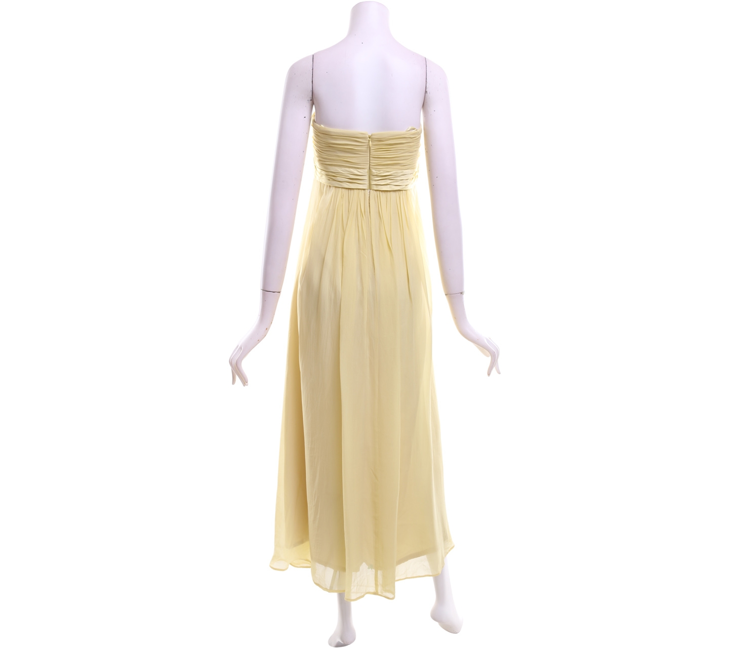 BCBGMaxazria Yellow Tube Long Dress