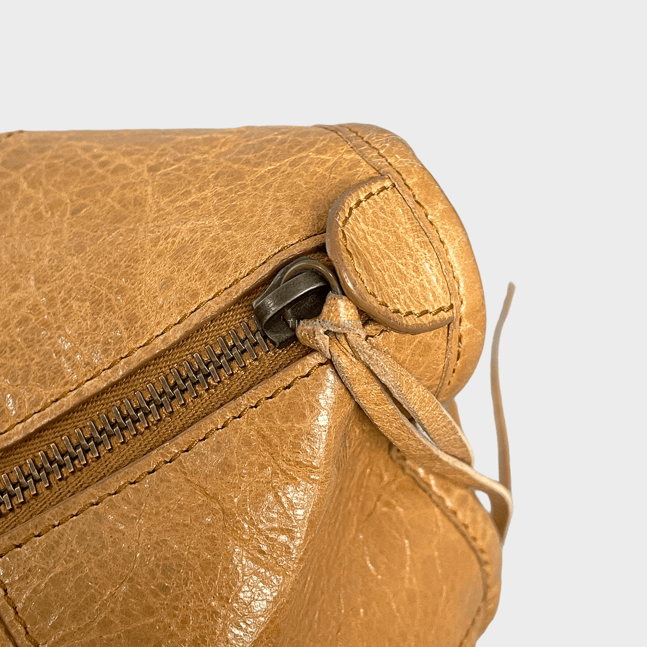  Balenciaga Weekender Brown Agneau Tote Bag 