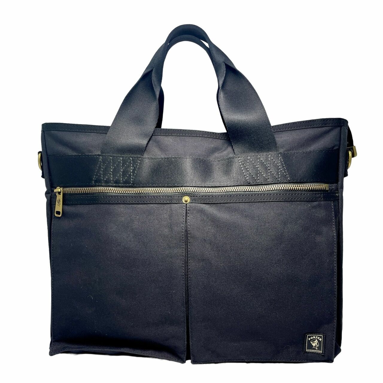 Porter International Medium Black Briefcase