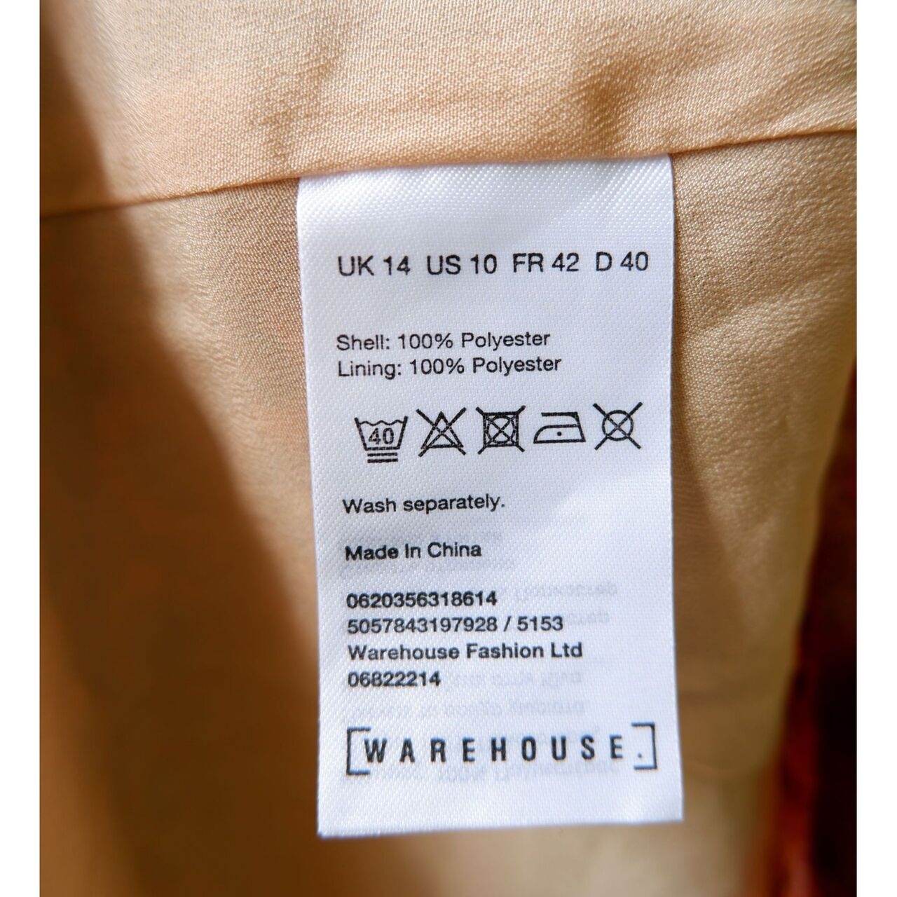 Warehouse Geo Scarft Pleated Midi Skirt