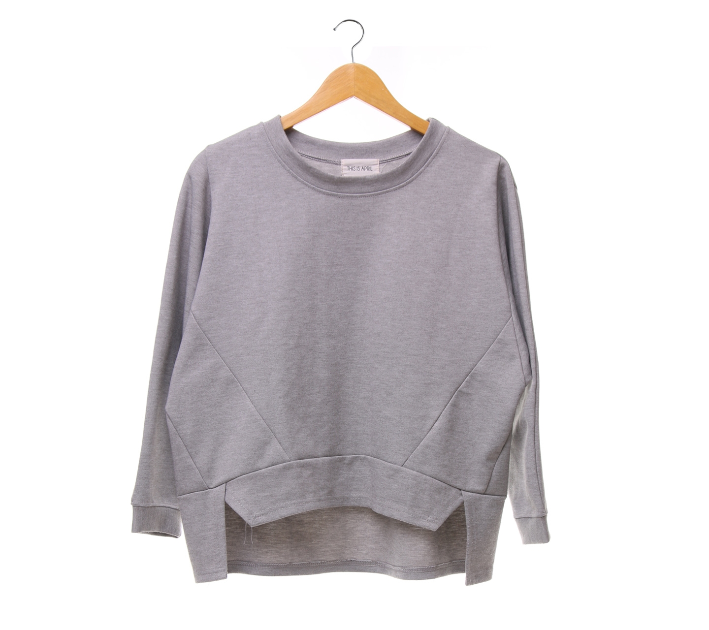 This Is April Grey Blouse
