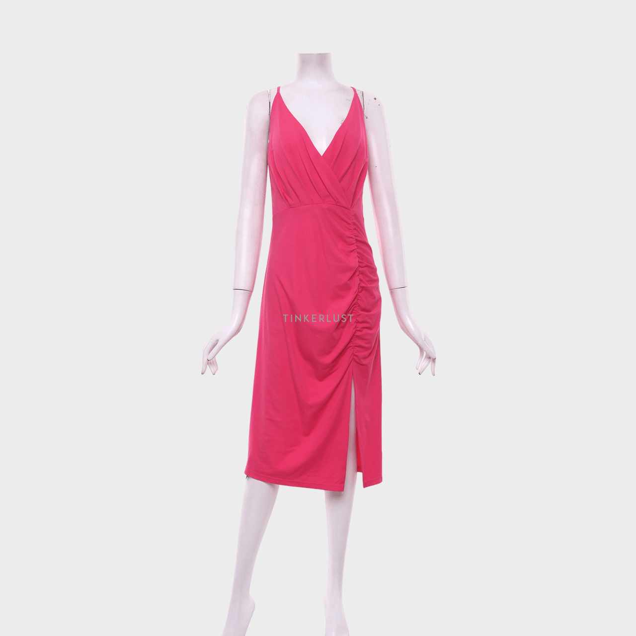Urban Revivo Pink Midi Dress