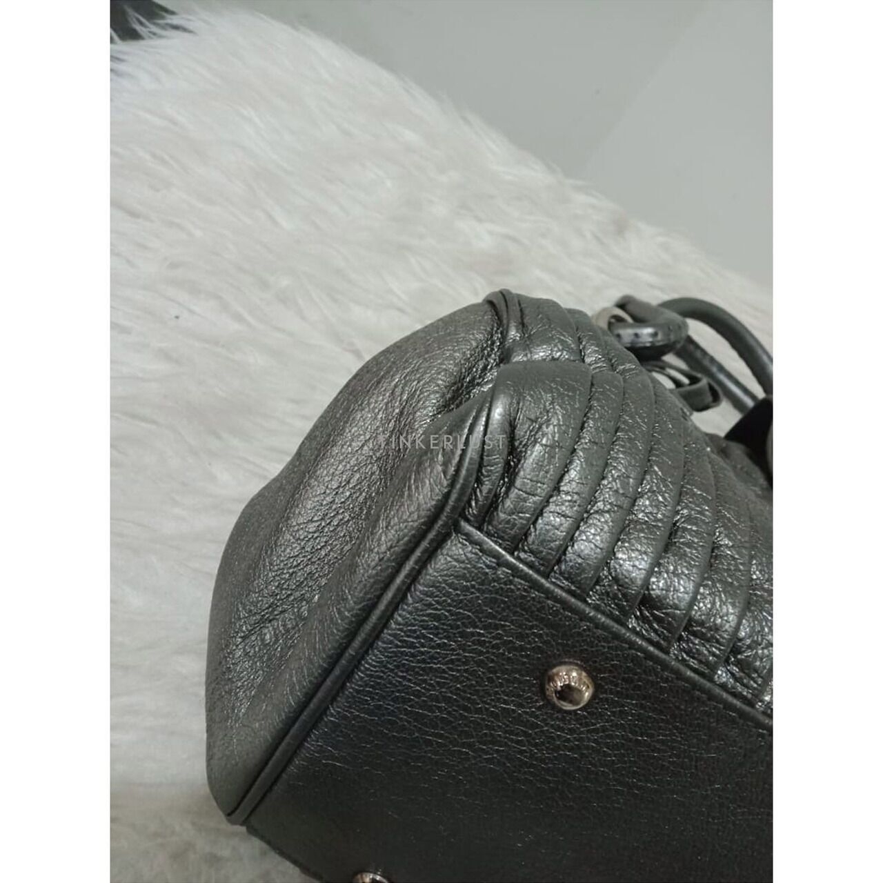 Giorgio Armani Grey Shoulder Bag