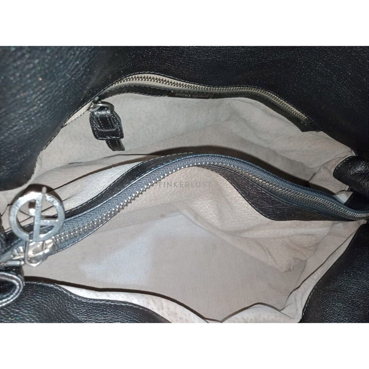 Giorgio Armani Grey Shoulder Bag