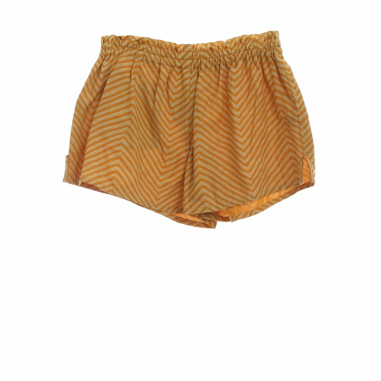 Pithecan Thropus Mustard Pattern Short Pants	