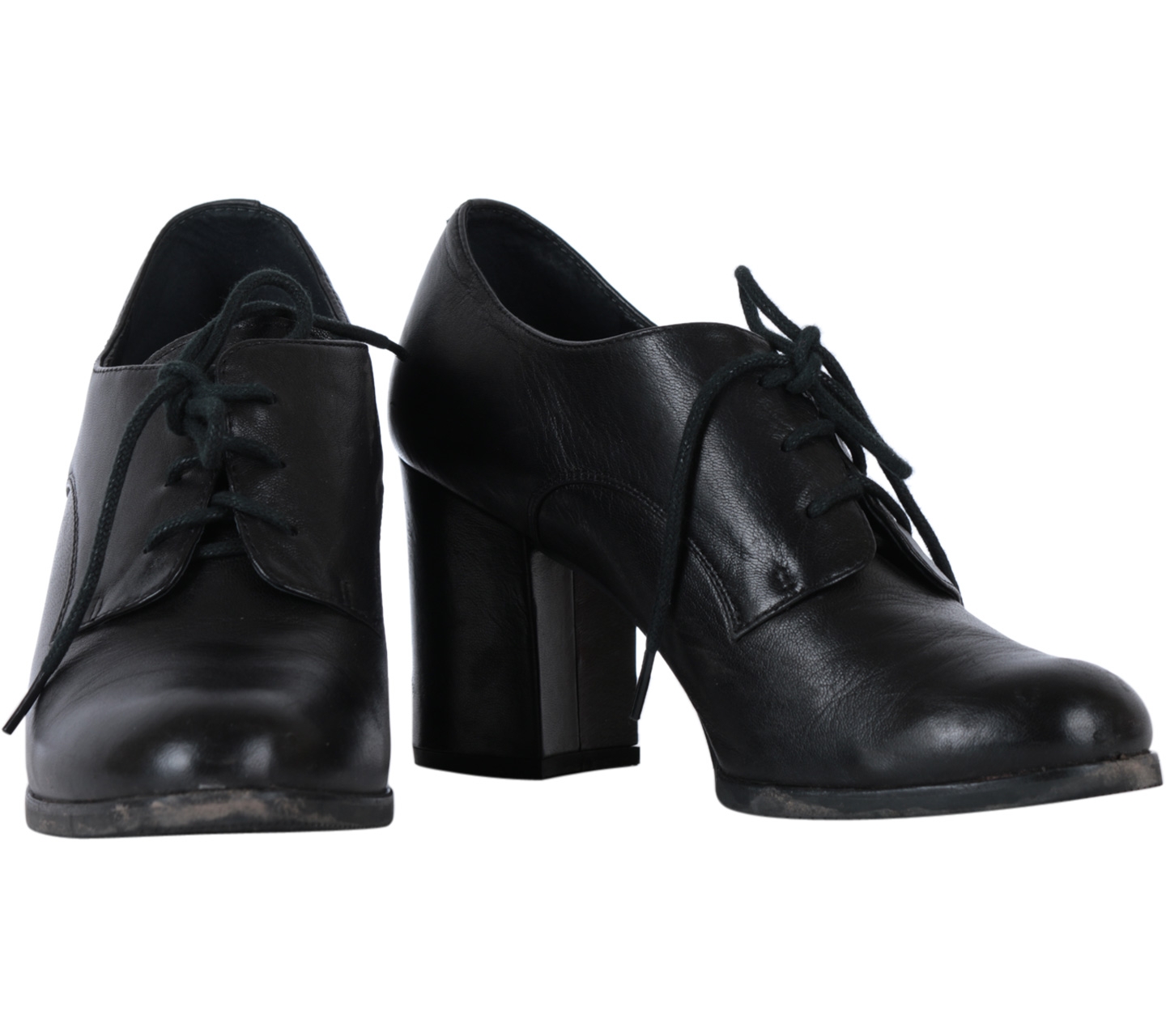 Staccato Black Lace Up Boots