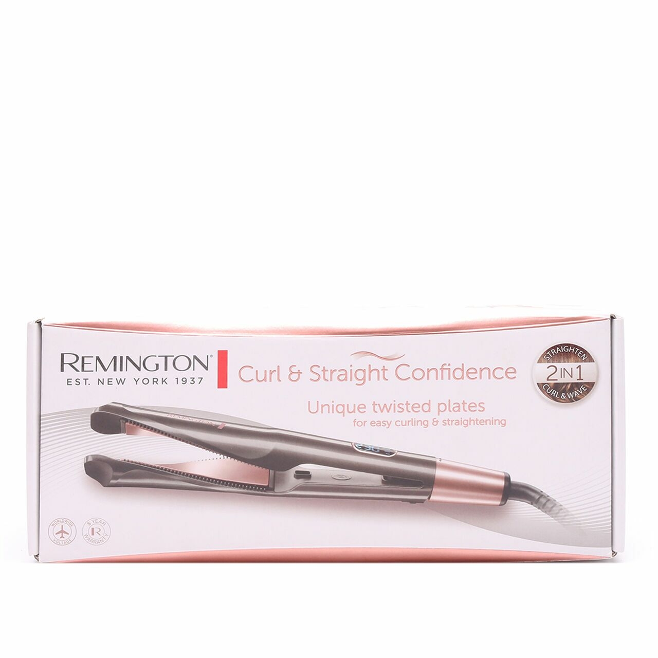 Remington Grey Curl & Straight Confidence 2In1 Tools