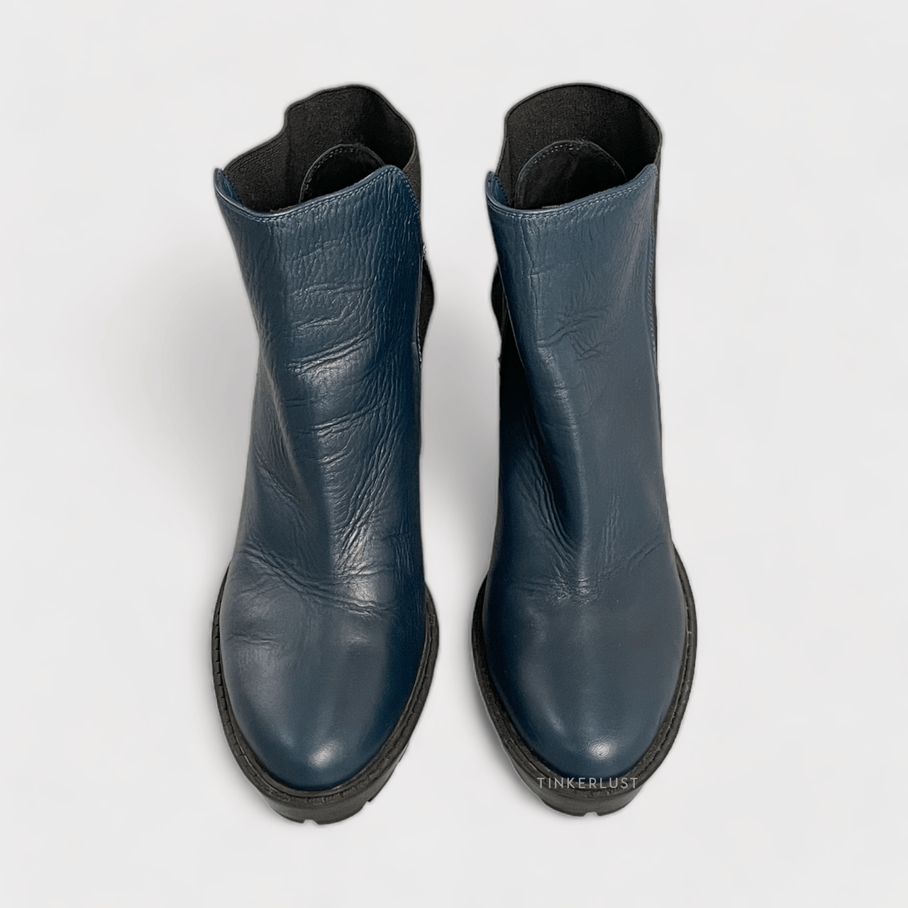 Studio Pollini Black & Teal Boots