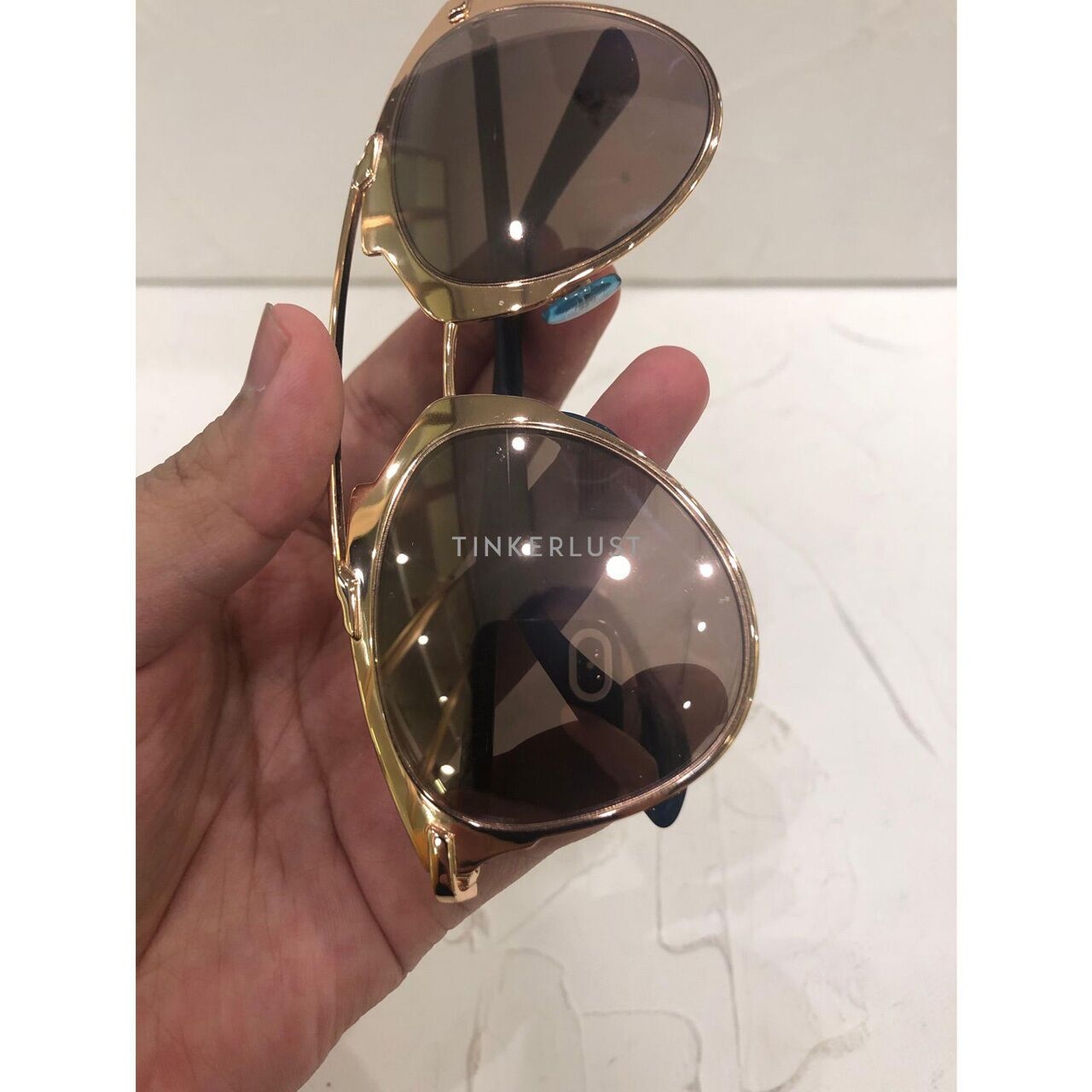 Christian Dior Rose Gold Reflective Sunglasses
