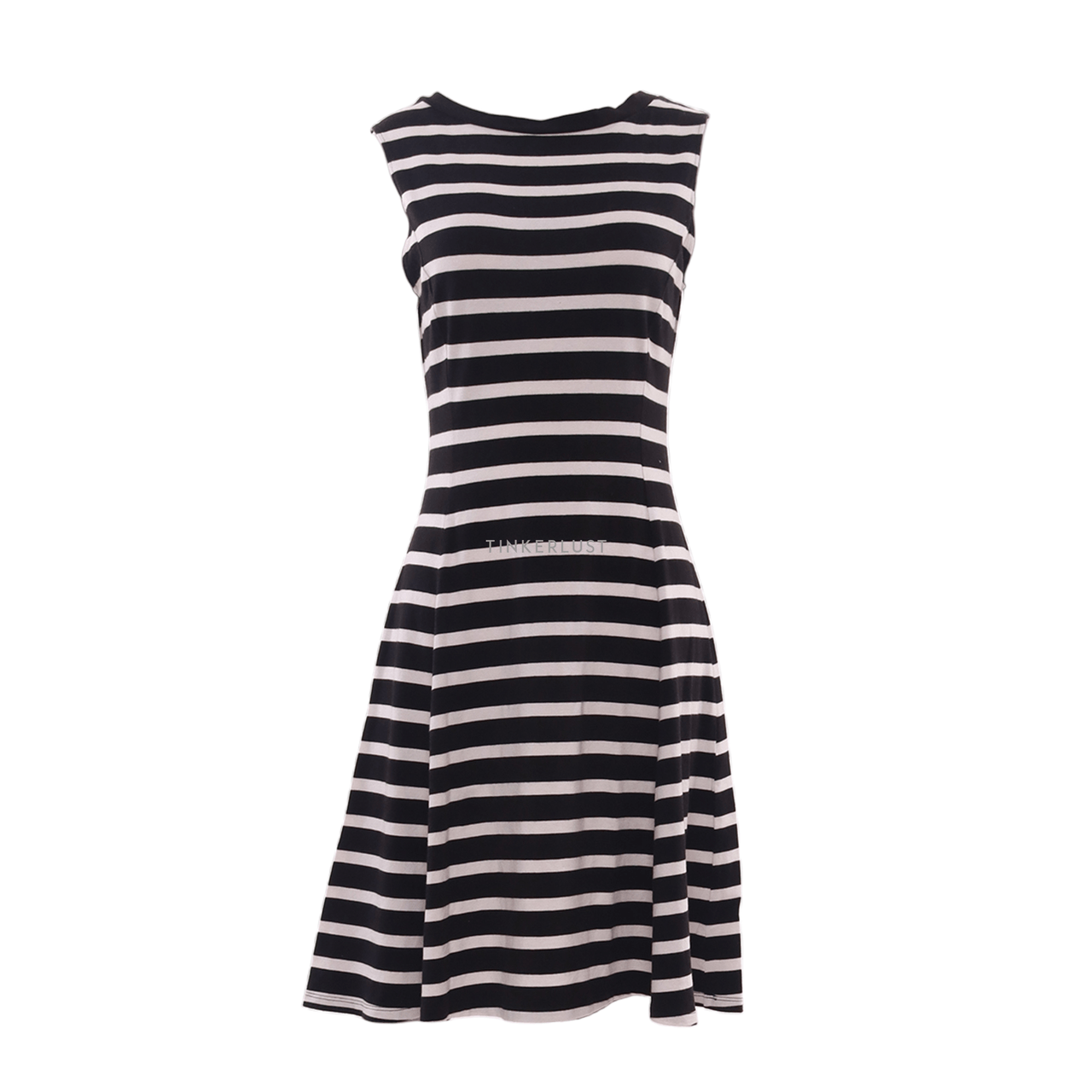UNIQLO Black & White Stripes Mini Dress