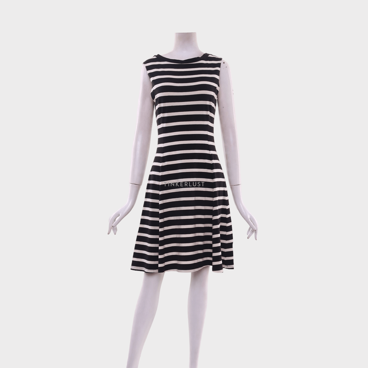 UNIQLO Black & White Stripes Mini Dress