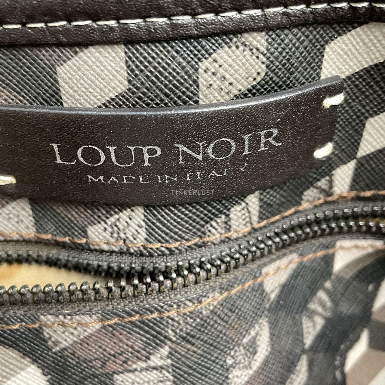 Loup Noir Vertical Shopper Multicolor Tote Bag