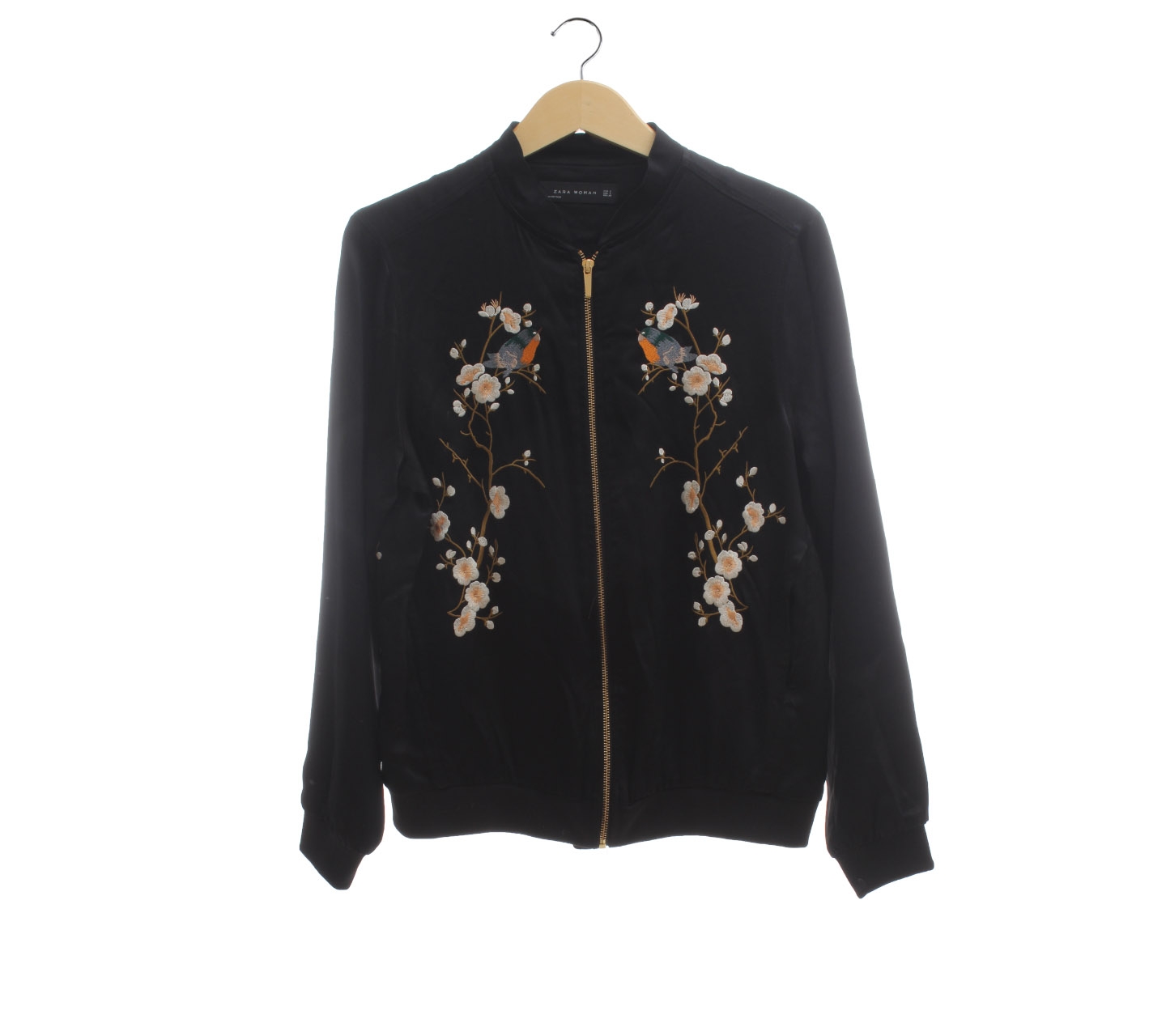 Zara Black Flora Jacket