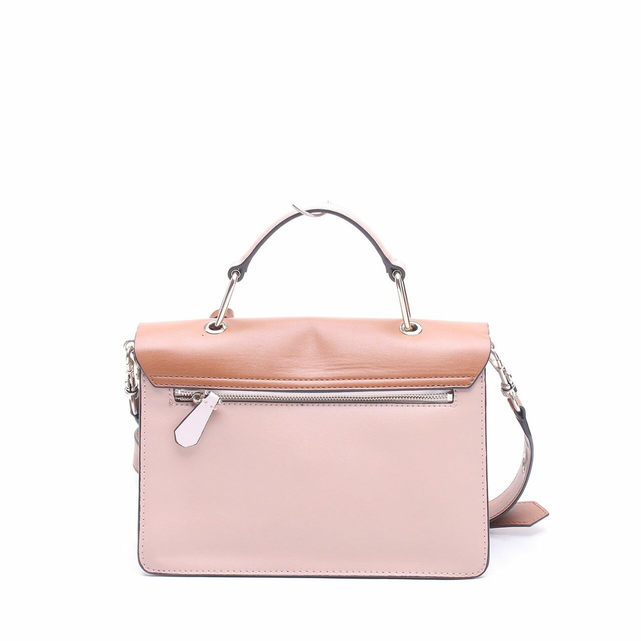 Guess Brown & Dusty Pink Satchel