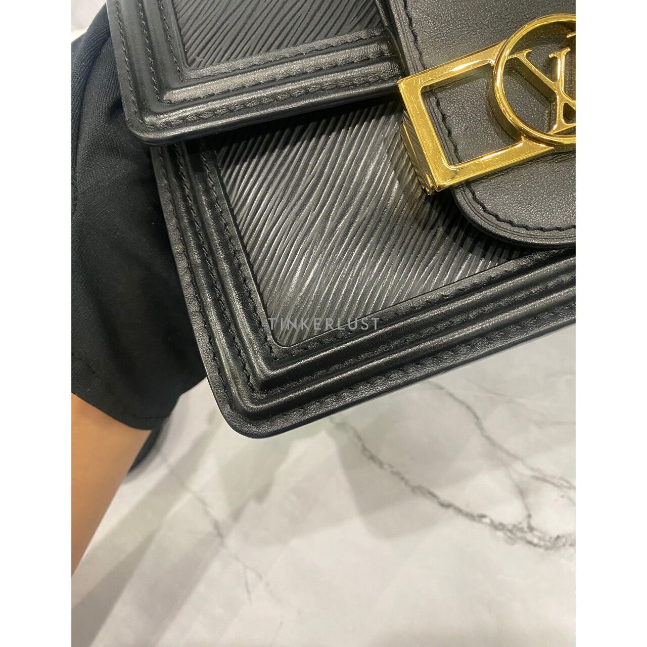 Louis Vuitton Mini Dauphine Epi Leather GHW 2021 Sling Bag