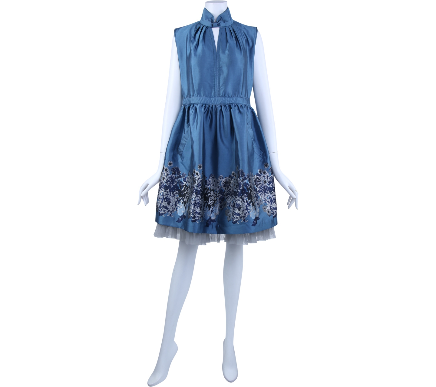 Sissae Blue Midi Dress