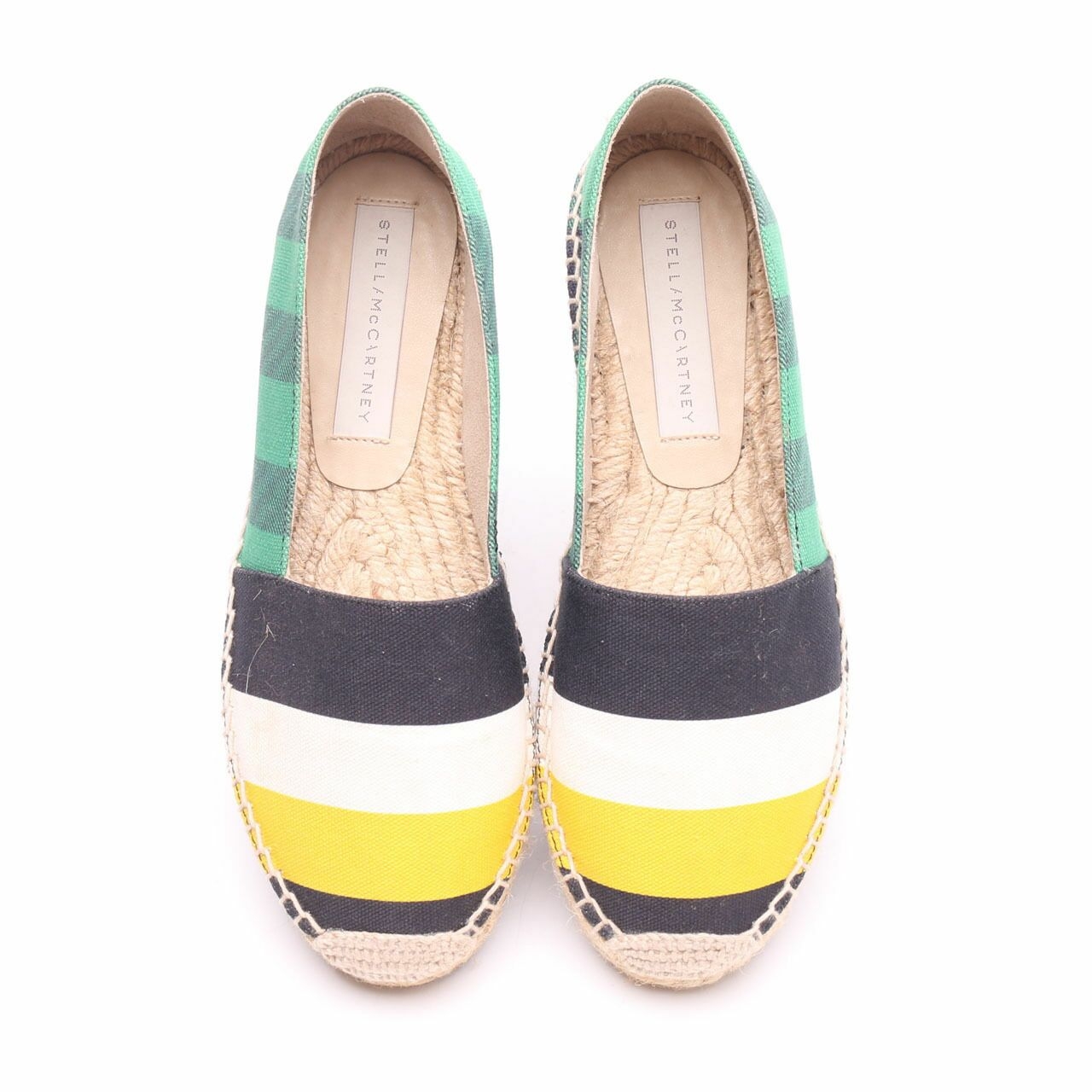 Stella Mccartney Stripes Multi Color Espadrilles Flat Shoes