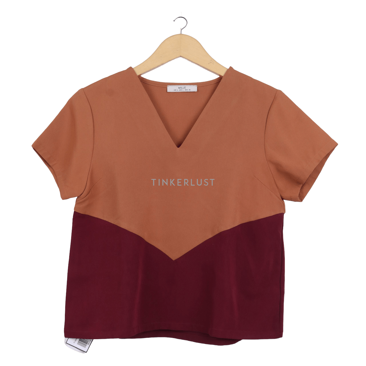 Mille Brown & Wine Blouse